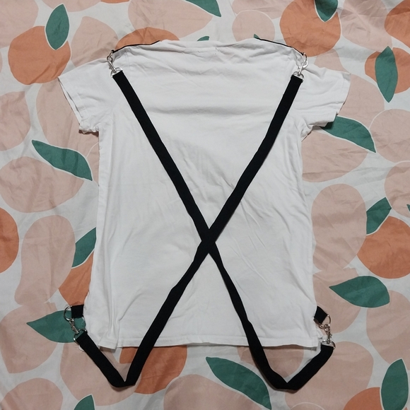 Current Mood Dolls Kill goth teddy bear bondage t shirt size small - Picture 7 of 8